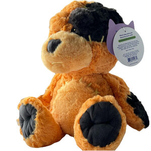 GiggleScape Halloween Plush Dog Orange 15” Stuffed Animal NWT